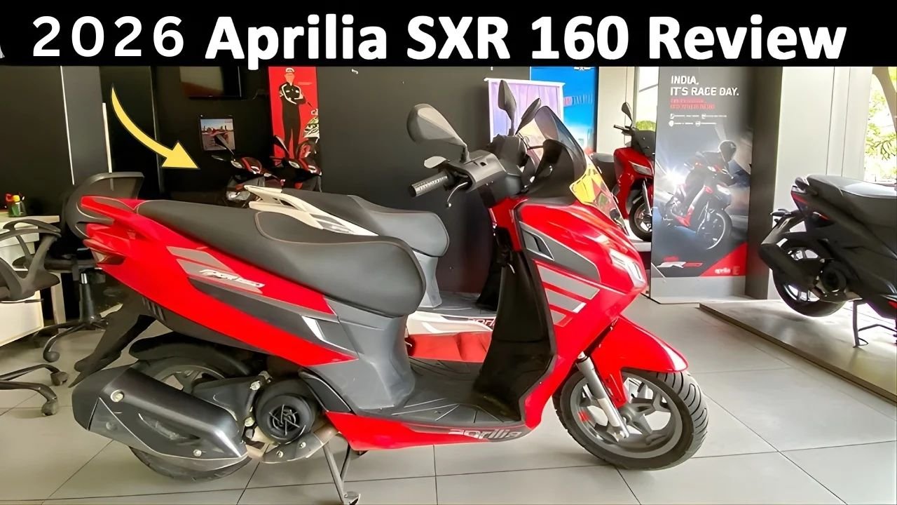 Aprilia SXR 160 2026: Stylish Maxi-Scooter with Digital Features